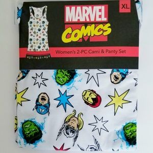 NWT Marvel 2pc Cami w-panties